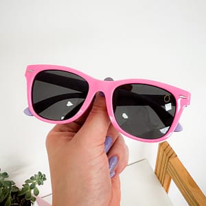 Óculos de Sol Infantil Quadrado Rosa